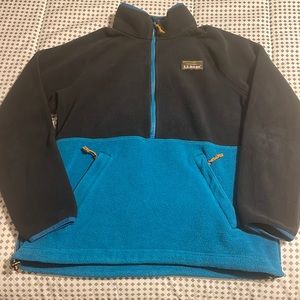 Misses L.L. Bean 2 tone fleece pullover